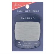 Sashiko 20/4 Cotton Embroidery Thread, 40m, 217 Grey
